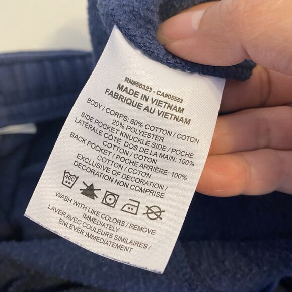 Nike Men Sweatpants Jogger Blue Athletic Active Outdoor Hiking Pants Y2K Logo XL - Picture 5 of 11